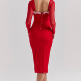 Nefrīta midi kleita 