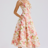 Valentīnas mežģīņu korsetes kleita