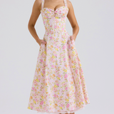 Valentīnas mežģīņu korsetes kleita