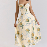 Valentīnas mežģīņu korsetes kleita