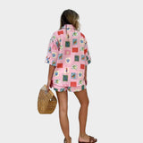 Natālijas vasaras tērps ar īsām piedurknēm kreklu un šortiem