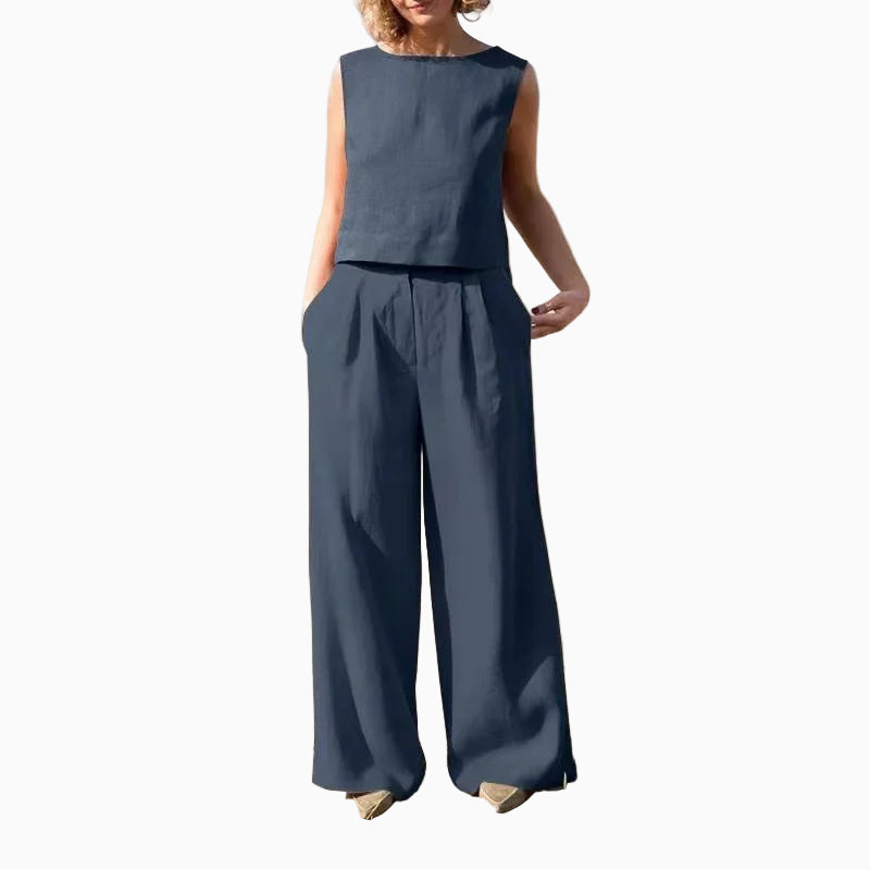 Alicia ikdienas garpiedurkņu lina un kokvilnas komplekts